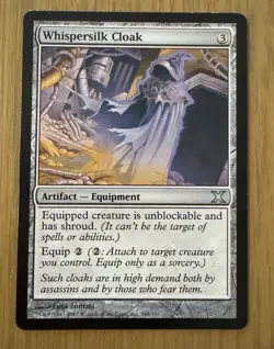 MTG Whispersilk Cloak 10th Edition Regular LP - Image 1