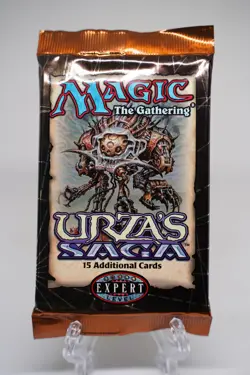 1998 MTG Magic the Gathering Urza's Saga Booster Pack New Sealed WOTC Vintage - Image 1