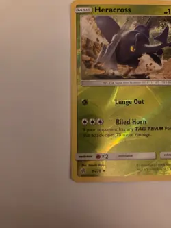 Heracross 9/236 Reverse Holo - Sun & Moon Cosmic Eclipse - Pokemon TCG - NM - Image 5