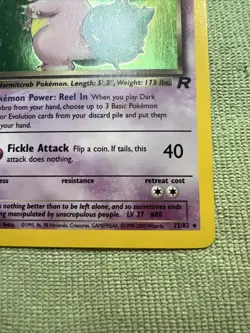 Pokemon TCG Dark Slowbro Team Rocket Holo Rare Unlimited - Image 4