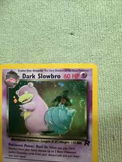 Pokemon TCG Dark Slowbro Team Rocket Holo Rare Unlimited - Image 5