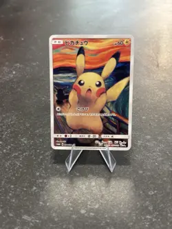 Pokemon Pikachu 288/SM-P Munch Promo The Scream 2018 Japanese NM - Image 1