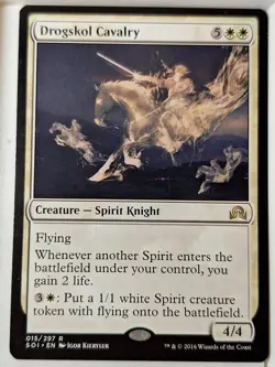 Drogskol Cavalry - Shadows over Innistrad - Magic the Gathering MTG Nice! - Image 1