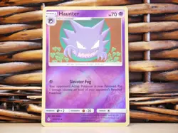 Pokemon HAUNTER 69/214 REVERSE HOLO | LP Light Play | Unbroken Bonds | 2019 - Image 1