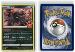Darkrai 105/189 Holo Trick or Trade BOOster Holo Pokemon Promo Holo Near Mint - Image 3