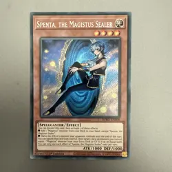 Spenta the Magistus Sealer BPRO-EN098 Secret Rare Near Mint 1st Edition Yugioh - Image 1