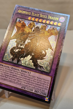 Ultimate Rare Archfiend Black Skull Dragon CORE-EN048 Unlimited Yugioh 1062 - Image 3