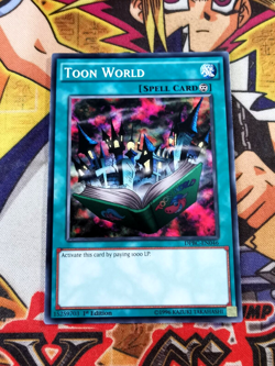 Toon World dpbc-en046 1st Edition (NM) Common Yu-Gi-Oh! - Image 1