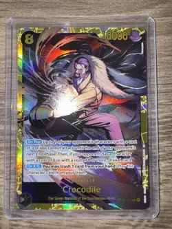 One Piece CCG Crocodile OP14-120 SEC - English - PACK FRESH MINT - Image 1