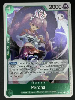 Perona OP09-034 R One Piece CCG OP09: Emperors in the New World Foil NM - Image 1