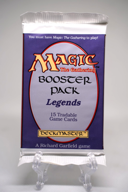 Magic The Gathering MTG Legends Factory Sealed Booster Pack 1994 WOTC - Image 1