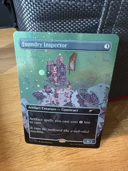 Mtg Secret Lair Deathburger- Foundry Inspector - GALAXY Foil -NM - Image 1