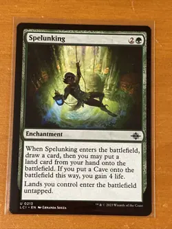 Spelunking 213 MTG The Lost Caverns of Ixalan NM Pack Fresh - Image 1