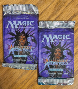 MTG - 2x Alliances Booster Pack - Magic the Gathering Factory Sealed 1996 - Image 1
