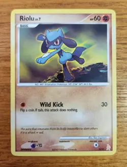 Riolu Pokemon Card, Trainer Kit - Lucario 6/61 - Image 1