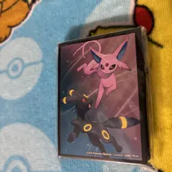 Pokemon TCG Prismatic Evolutions Umbreon Espeon Figure Collection Sleeves Sealed - Image 2