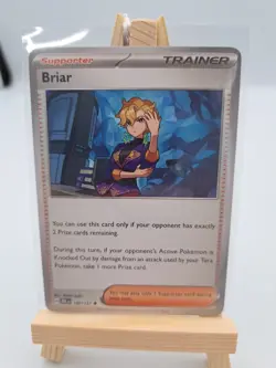Pokemon Scarlet & Violet Prismatic Evolutions Card Single Briar Trainer #100 - Image 1