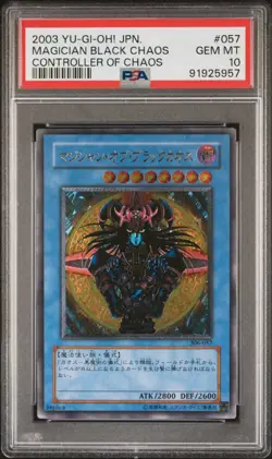 2003 YU-GI-OH! MAGICIAN OF BLACK CHAOS 306-057 PSA 10 - Image 1