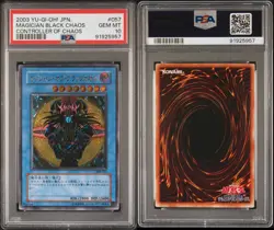 2003 YU-GI-OH! MAGICIAN OF BLACK CHAOS 306-057 PSA 10 - Image 3