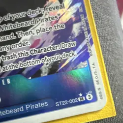 Bandai Izo ST22-002 Alt Art Starter Deck 22 Ace & Newgate One Piece CCG - Image 3