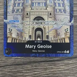 Mary Geoise ALT ART Stage Card One Piece TCG PRB-02 OP05-097 Premium Booster - Image 2