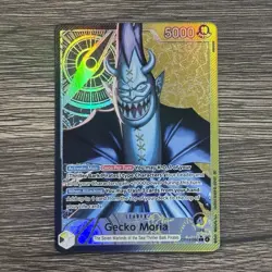 One Piece TCG GECKO MORIA The Azure Sea's Seven *Foil* (OP14-080) Alt Art - Image 1