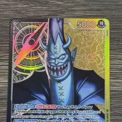 One Piece TCG GECKO MORIA The Azure Sea's Seven *Foil* (OP14-080) Alt Art - Image 3