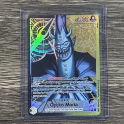 One Piece TCG GECKO MORIA The Azure Sea's Seven *Foil* (OP14-080) Alt Art - Image 5