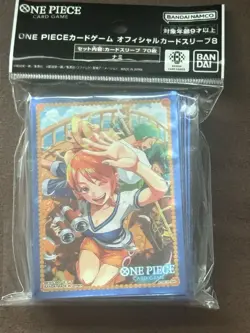 One Piece Nami Official Card Sleeves Vol.8 (70ct) Bandai Orig. NEW/SEALED - Image 1