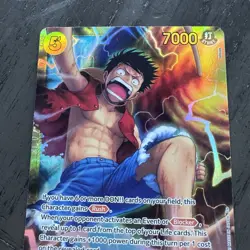 ONE PIECE TCG Monkey D. Luffy OP15-119 SEC Adventure on KAMI's Island English - Image 2