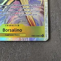 One Piece OP15 Borsalino EB04-058 SR Foil - Adventure On Kami's Island ENGLISH - Image 2