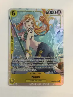 2026 One Piece Extra Booster Heroines Edition Nami EB03-053 SR English - Image 1