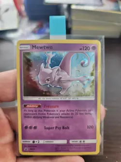 Pokemon Mewtwo Black Star Promo SM77 Sm Holo - Image 3