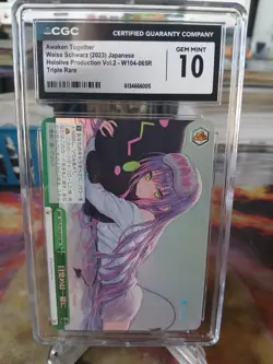 Awake Together W104-065RRR Weiss Schwarz Hololive Production Japanese CGC 10 GM - Image 1