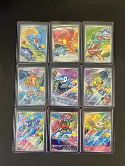 Pokemon First Partner Illustration Collection Series 1 Promo Full Set NM - Image 1