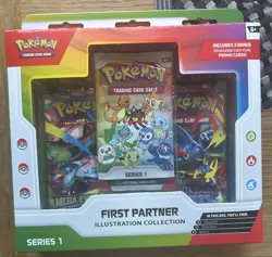 2x Pokemon First Partner Illustration Collection Series 1 Sealed Box Promo - Image 2