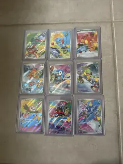 Pokemon 2026 First Partner Illustration Collection Series 1 Full Promo Set - Image 1
