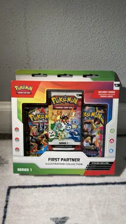 Pokemon First Partner Illustration Collection Series 1 Promo Factory Sealed Box - Image 1