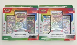 Pokemon First Partner Illustration Collection Series 1 2x Box Promo English - Image 1