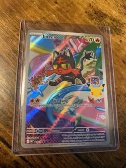 Litten 044 Promo - First Partner Illustration Collection Series 1 Pokemon NM - Image 1
