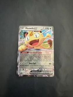 Pokemon TCG Meowth EX 062/088 Perfect Order Double Rare Card - Image 1