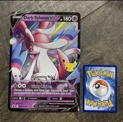 Dark Sylveon V SWSH134 Jumbo Cards Holo Oversized Celebrations 25th Anniversary - Image 1