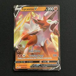 Lycanroc V SWSH199 Holo Sword & Shield Promo Card - LP - Image 1