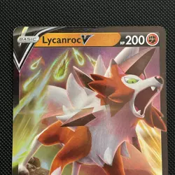 Lycanroc V SWSH199 Holo Sword & Shield Promo Card - LP - Image 2