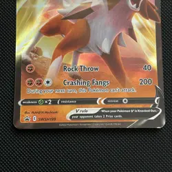Lycanroc V SWSH199 Holo Sword & Shield Promo Card - LP - Image 3