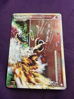 Pokemon Ho-Oh Legend Bottom Card 112/123 HeartGold SoulSilver TCG Bottom MP - Image 1