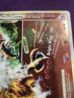 Pokemon Ho-Oh Legend Bottom Card 112/123 HeartGold SoulSilver TCG Bottom MP - Image 2