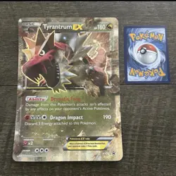 Pokemon Tyrantrum EX XY70 JUMBO Oversized Card Black Star Promo Card - Image 1