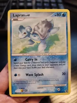 Pokemon Lapras Lv.47 21/106 DPBP#155 2008 Card Light Play Common - Image 1