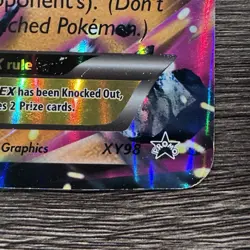 JUMBO Pokemon Card Mega M Aerodactyl EX XY98 Promo Holo XY Set Oversized 2016 - Image 4
